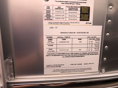 2026 Airstream 27FBT Base